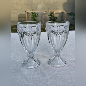 Pair of Lenox Butterfly Meadow Water Goblets